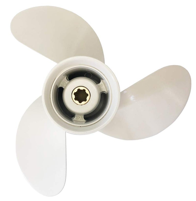 COPKINGO Boat Propeller 8 1/2x8 1/2 -N for Yamaha 6hp 8hp 9.9hp F6 F8 F9.9/ Outboard Propeller for Yamaha 2/4-stroke Engine 6G1-45941-00-EL 8.5x8.5 - Image 3